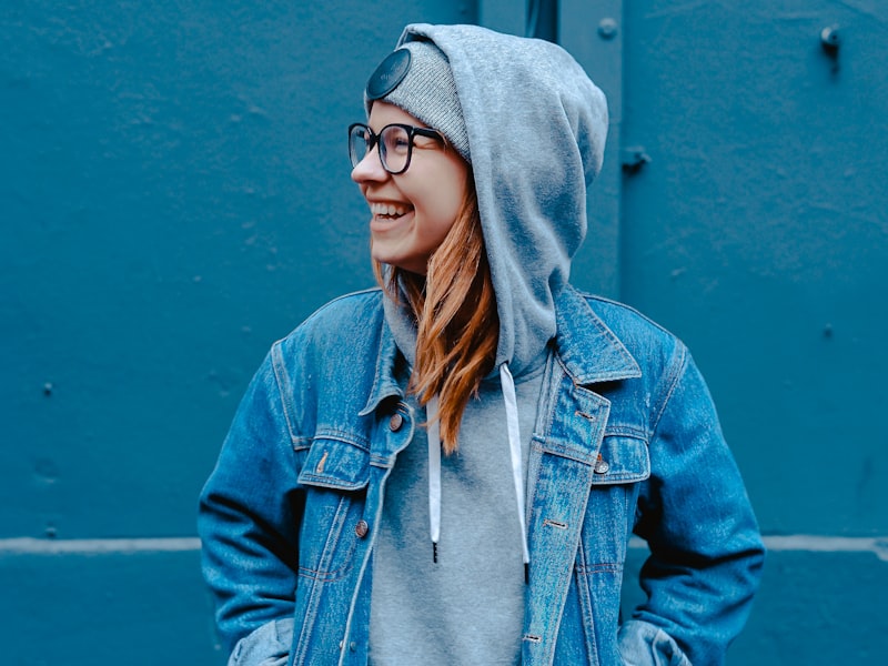 Frauen Beilaufiges Denim Hemd Kleid Lange Hulsen Umlegekrage